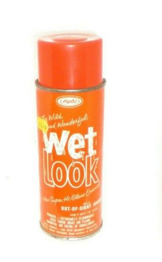 Wet Look Squeeze Me Orange Vintage Spray Paint Nybc York Bronze Co