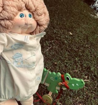 Xavier Roberts Little People Doll Pre - Cabbage Soft Sculpture Hand Signed