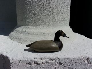 Antique/vintage Wooden Duck Decoy Miniature Hand Carved & Hand Painted