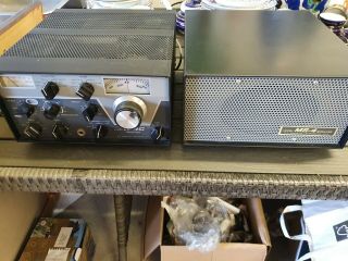 Drake R - 4c Vintage Ham Radio Receiver,  Drake Ms - 4 Speaker