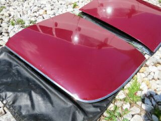 Vintage Corevette T Top Fiberglass Hard Top Panels W/ Bags Factory Oem