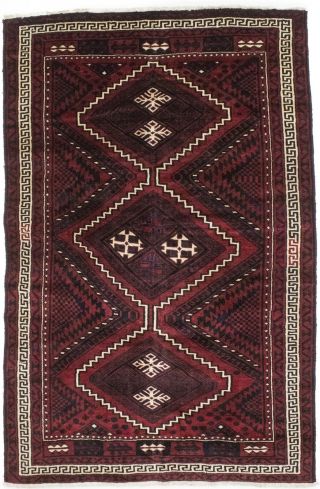 One Of A Kind Tribal Vintage Red 6x9 Qashqai Lori Wool Oriental Area Rug Carpet