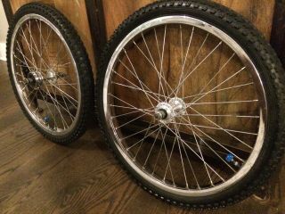 Old School Vintage Bmx Wheels /rims 20” Araya 7x