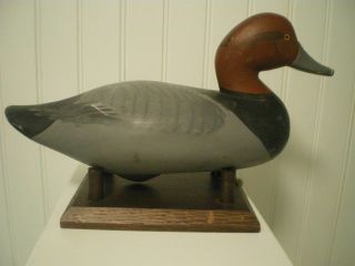 Madison Mitchell Red Head Drake Decoy Md S&d 1955 All