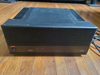 Vintage Adcom Gfa - 5500 Stereo Power Amplifier Amp Removable Power Cord