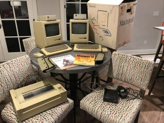 Vintage Apple Macintosh Computer Package