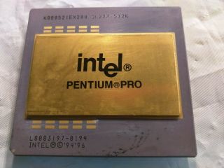 Intel Pentium Pro 200mhz,  Sl22z,  Vintage Cpu.  Looking For Me Gold