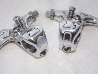 Old School Vintage BMX Freestyle Dia Compe 182 brake levers puzzle piece levers 3