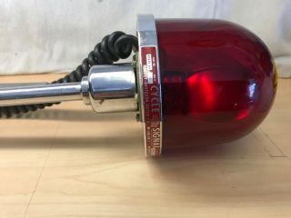 Vintage Harley Davidson Police Signal Strobe Light Bracket Mast 1960s 67625 - 64