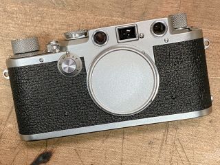 Leica Iiif Rd Red Dial Vintage 35mm Rangefinder Film Camera Ltm Screw W Cla