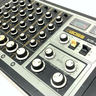 Boss Km - 60 Vintage Analog Mixer 6 - Channel W/ Rack Ears [hj]