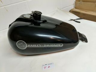 Vintage 82 - 94 Harley Davidson Fxr Black Oem Motorcycle Fuel Gas Tank
