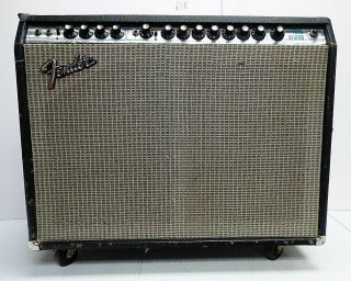 Vintage Late Seventies Fender Twin Reverb W Footswitch