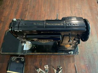 Vintage Singer 301A Portable Sewing Machine,  Heavy Duty - 3