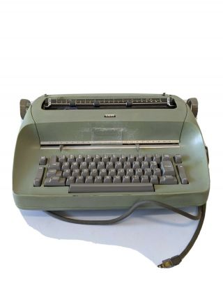 Vintage Ibm Selectric I Electric Typewriter Green - & Model 71
