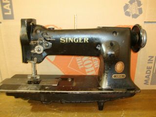Vintage Industrial Singer Sewing Machine Head Model 112w140