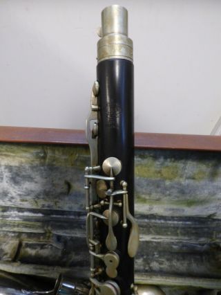 Vintage Leblanc Paris Wood Bass Clarinet w\case NOT 2