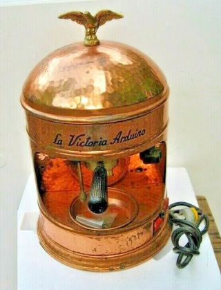 Victoria Arduino Vintage Hammered Copper Espresso Machine - Sh