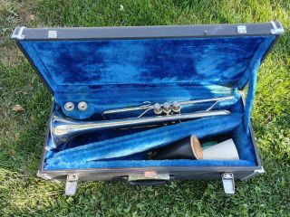 Vintage Yamaha Ytr 734 Silver Professional Model Trumpet.  99 Nr