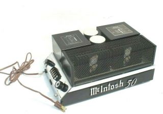 Vtg Mcintosh Mc - 50 Mc50 Mono Block Amplifier / Amp In Cond (2 Of 100)