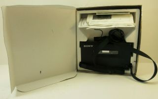 Vintage Sony WM - D6C Walkman Professional Cassette Player Recorder IOB 3