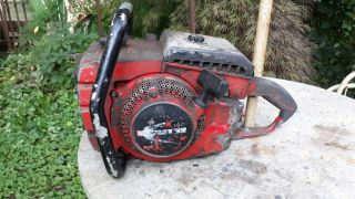 Vintage Homelite 2000 Chainsaw Muscle Saw Barn Find.