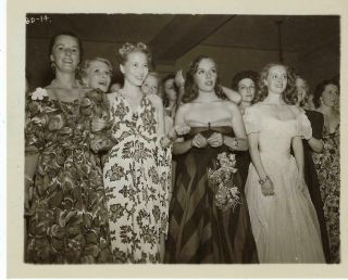 Lupe Velez & Bette Davis At Hollywood Party,  Vintage Photo.  1930 