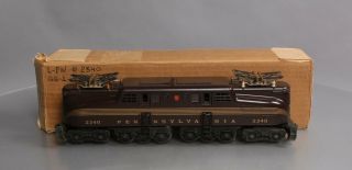Lionel 2340 Vintage O Pennsylvania Gg - 1 Tuscan 5 - Stripe Electric Locomotive/box