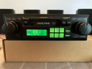 Alpine 7502 Shaft 2 Knob Cassette Car Stereo Radio Vintage Old School Hipwr