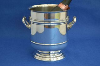 Christofle Sully Champagne Bucket - Ice - Wine Cooler - Vintage - Silver Plate