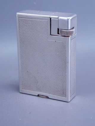 Rare Vintage 1930s Silver Dunhill Savory Petrol Lighter Made In Switzerland