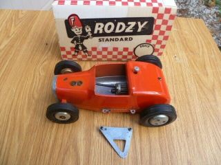 Vintage Antique Rodzy Hot Rod Tether Car.  Cameron Brothers Engine.
