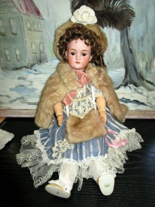 Rare Antique Bisque Doll - By Kley & Hahn/marked Walkuere 8.  5 - Germany