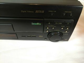 Vintage Pioneer CD CDV LaserDisc LD Player CLD - D704 Disc both side play laser 3