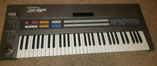 Roland Jx - 8p Synthesizer 61key Six Note Polyphonic Keyboard Vintage