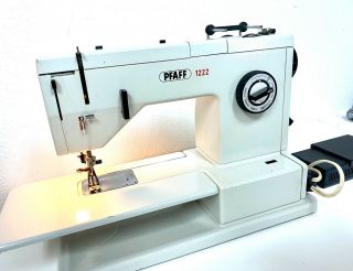 Pfaff 1222 Vintage West German Sewing Machine With Extension Table