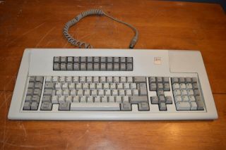 Vintage Ibm Model F Clicky Mechanical Keyboard 6110347 Nov.  1985
