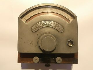 Vintage Antique Siemens & Halske Megaohm Resistance Meter