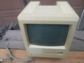 1984 Apple Mac Macintosh Classic 128 K Computer Pc Vintage Light Up Old Estate
