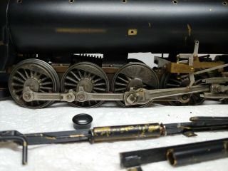 Vintage O Scale Brass Steam Engine Scale Craft Mountain 1937 - 1939 2 rail 2