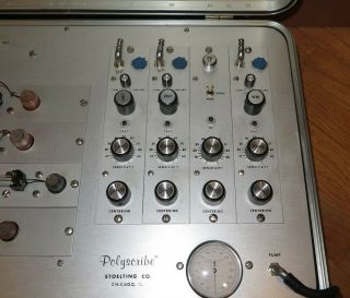 Stoelting Polyscribe Polygraph Lie Detection Vintage Instrument 3