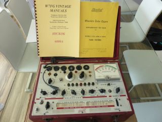 Vintage Hickok 600a Tube Tester Micromho Dynamic Mutual Conductance Analyzer