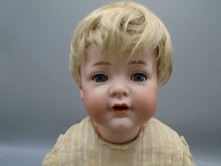 Antique German Bisque Doll K R Character Baby 128 Comp 5pc.  Body Orignal Wig