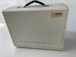 Compaq Plus Model 101709 Portable Desktop Computer Vintage One Owner