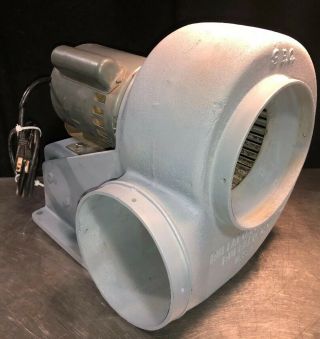 Vintage Buffalo Forge 3b.  C.  7.  5” Blower Fan.  1 Phase 1/2hp 115v 1725rpm Ge Motor