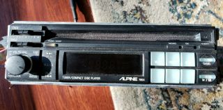 Old School Alpine 7904 Cd Player Deck / Head Unit Radio Stereo Vintage Car Audio
