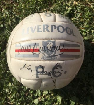 1989/1990 Vintage Liverpool Fc 1st Division Champions Official Signed Football