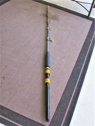 Vintage Custom Tycoon Fin - Nor Stand - Up/trolling Rod: 7 