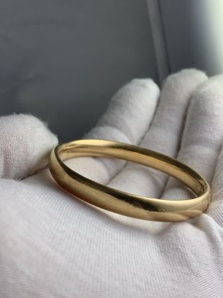 Vintage 14k Gold Cuff Bracelet 9.  95 Grams