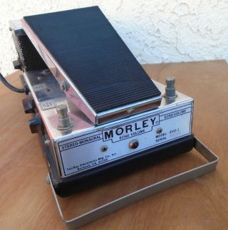 VINTAGE MORLEY TEL - RAY EVO - 1 ECHO VOLUME ROTARY OIL - CAN EFFECT FOR REPAIR 2